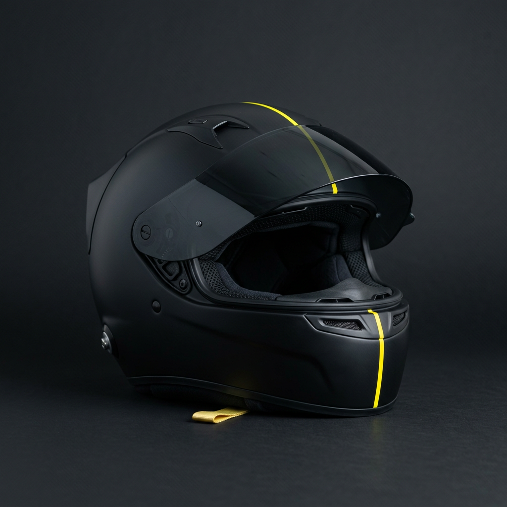 Full-face carbon helmet