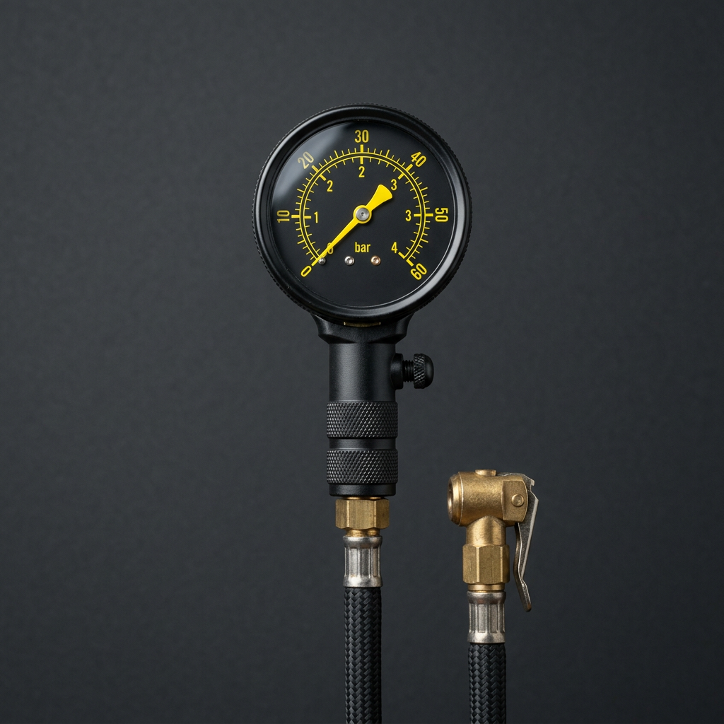 Analog tyre gauge